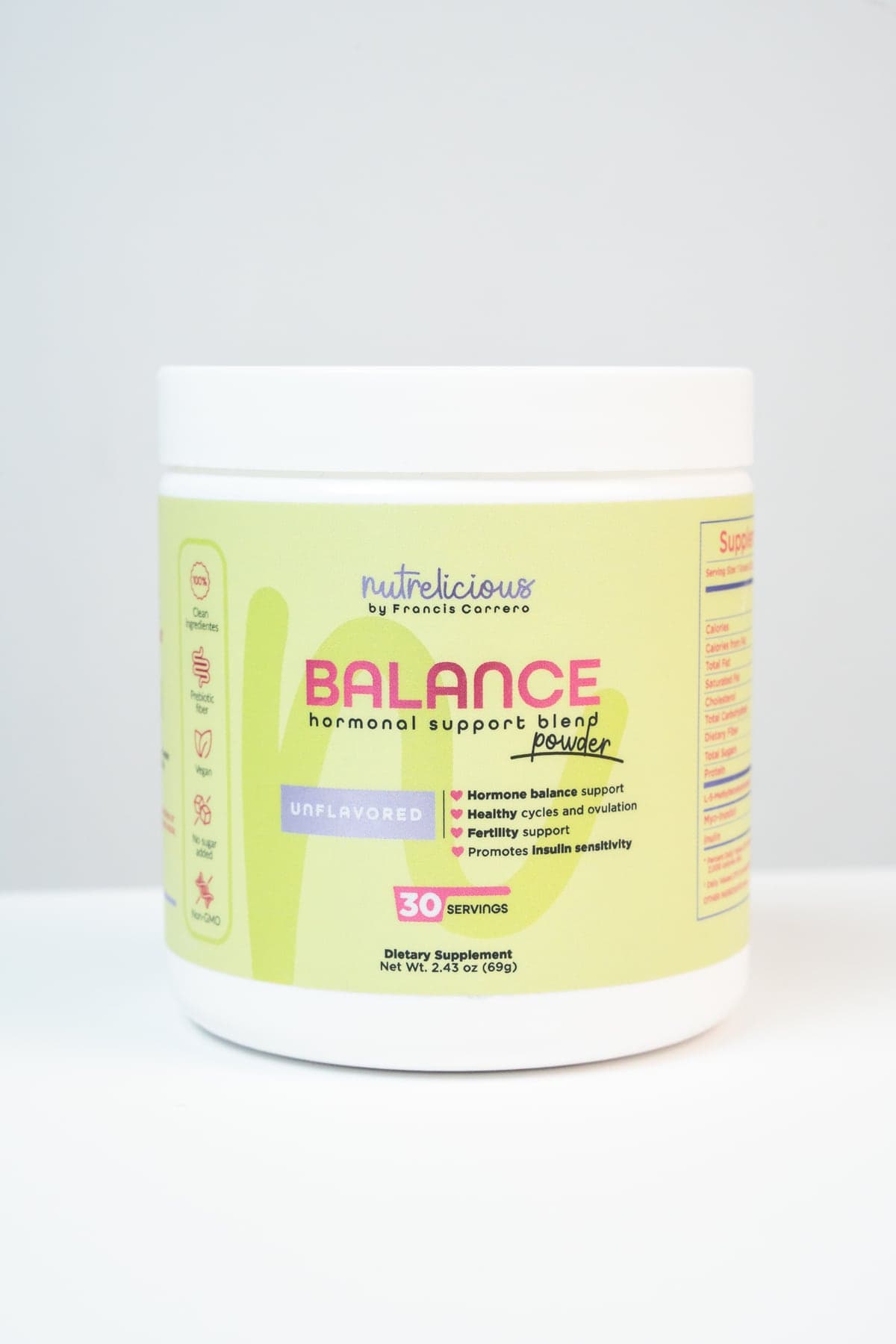 Bote de Balance Hormonal frontal